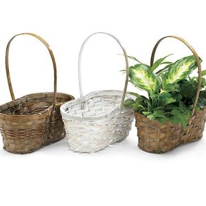 Baskets Assortments |   4" Peanut Basket With Handle