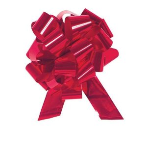 Bows |   Metallic Red Pull Bow #9