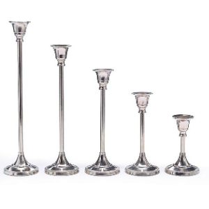 Candles & Candle Holders |   Nickel Plated Candleholder Assortment