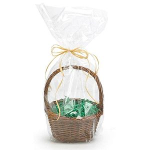 Cello Bags |   Clear Basket Bag 24"H X 12"W