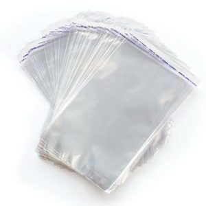 Cello Bags |   Clear Lip-N-Tape Bag