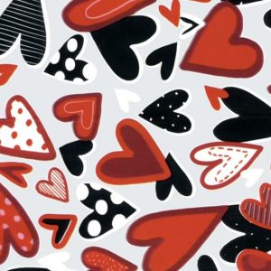 Cello Sheets |   Assorted Heart Pattern Cello Sheet