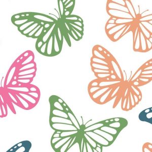 Cello Sheets |   Butterflies On White Cellophane