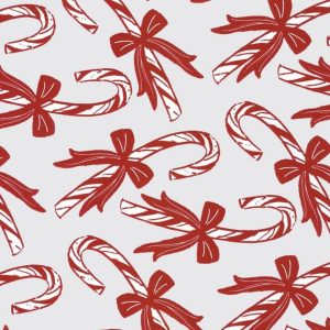 Cello Sheets |   Candy Cane Cellophane Sheets