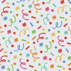 Cello Sheets |   Confetti On Clear Cello Sheet