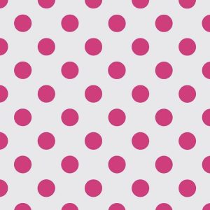 Cello Sheets |   Large Pink Dots On Clear Cellophane