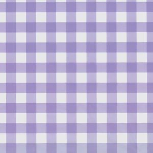 Cello Sheets |   Lavender Gingham On Clear Cello Sheet