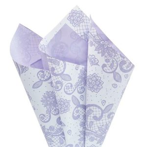 Cello Sheets |   Lavender Lace Two Sided Floral Sheet