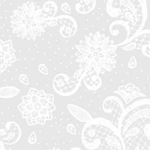 Cello Sheets |   White Lace On Clear Cellophane