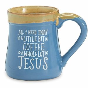 Ceramics |   A Little Coffee A Lot Of Jesus Mug