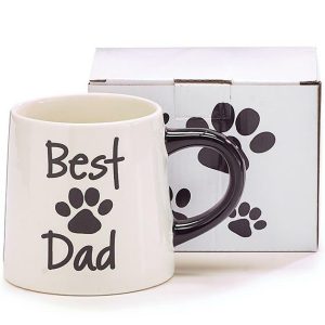 Ceramics |   Best Dad Paw Print Mug