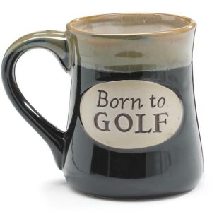 Ceramics |   Born To Golf/Prayer Porcelain Mug