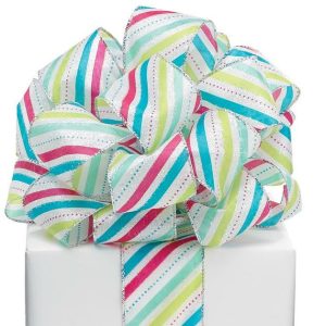 Decorative |   #40 Diagonal Colorful Stripe Ribbon