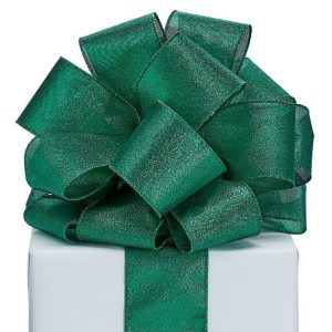 Decorative |   Ribbon #40 Green Shimmer