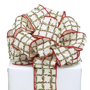 Decorative |   Ribbon #40 Red Berry Plaid