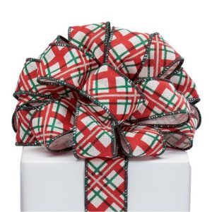 Decorative |   Ribbon #9 Red/Green Plaid