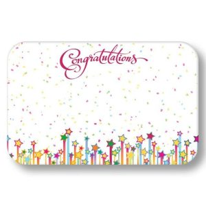 Enclosure Cards |   Congratulations Confetti Enclosure Card