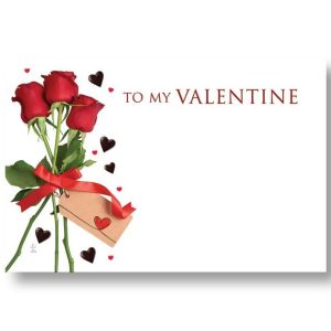 Enclosure Cards |   Enclosure Card To My Valentine