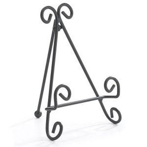 Equipment |   5.75" Black Metal Plate Stand