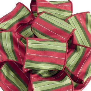 Fabric |   #100 Christmas Stripe Ribbon