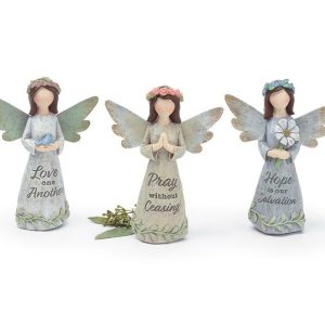 Figurines |   Religious Message Angel Figurine