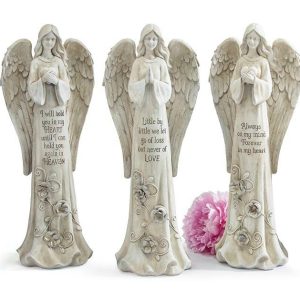 Figurines |   Sympathy Message Angel Figurines