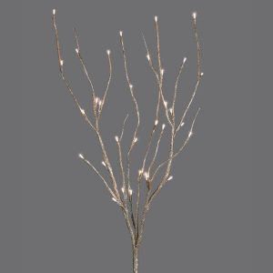 Home Accessories |   36" Champagne Glitter Tree Branch