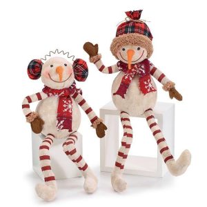 Home Accessories |   Assorted Snowmen Shelf Sitter