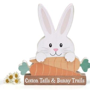 Home Accessories |   Cotton Tails Bunny Trails Bunny Sign