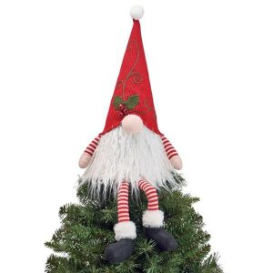 Home Accessories |   Decorative Christmas Gnome Tree Topper