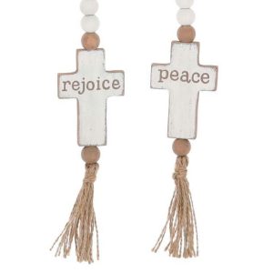 Home Accessories |   Rustic Prayer Beads With Crosses