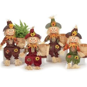 Home Accessories |   Scarecrow Pot Cover Astd