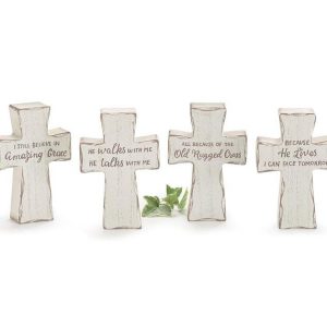 Home Accessories |   Small Cross Shelf Sitter Assortment