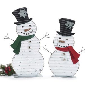 Home Accessories |   Varied Set Of Rustic Snowmen