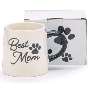 Mugs |   Best Mom Paw Print Mug