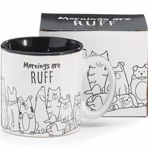 Mugs |   Mornings Are Ruff Ceramic Mug