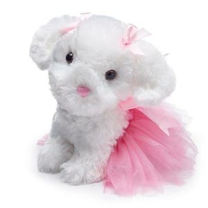 Pet Gifts |   9 1/2" Pink Tutu Puppy Plush