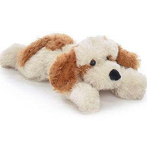 Pet Gifts |   Plush Cream And Light Brown Lying Puppy