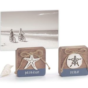 Picture Frames |   Beach Block Photo Holder Assortment