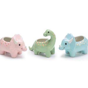 Planters |   Mini Dinosaur Shape Ceramic Planters