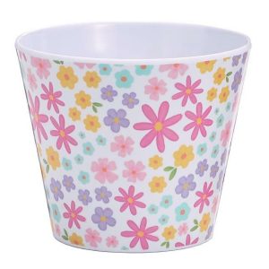 Pot Covers |   4" Flower Melamine Pot Cover