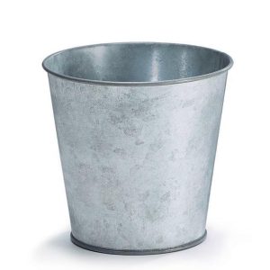 Pot Covers |   4" Galvanized Tin Pot Cover