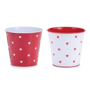 Pot Covers |   4" Small Heart Pot Cover Astd