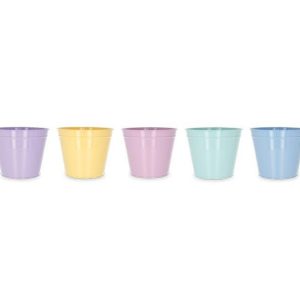 Pot Covers |   4" Solid Pastel Color Pot Covers Astd