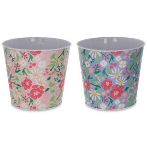 Pot Covers |   6" Embroidered Flower Pot Covers Astd