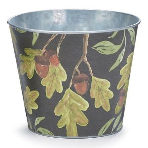 Pot Covers |   #6 Fall Leaf Acorn Pot Cover