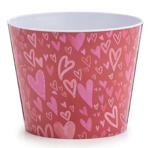 Pot Covers |   6" Heart Melamine Pot Cover