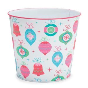 Pot Covers |   6" Retro Tidings Pot Cover