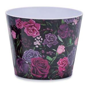 Pot Covers |   6" Romantic Roses Melamine Pot Cover