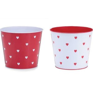 Pot Covers |   6" Small Heart Pot Cover Astd